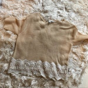 Ivory Sweater - LC Lauren Conrad - Size Small